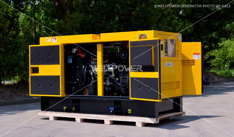 New type silent generator set with top lifting