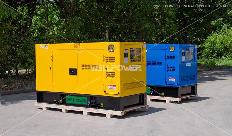 New type silent generator set with top lifting